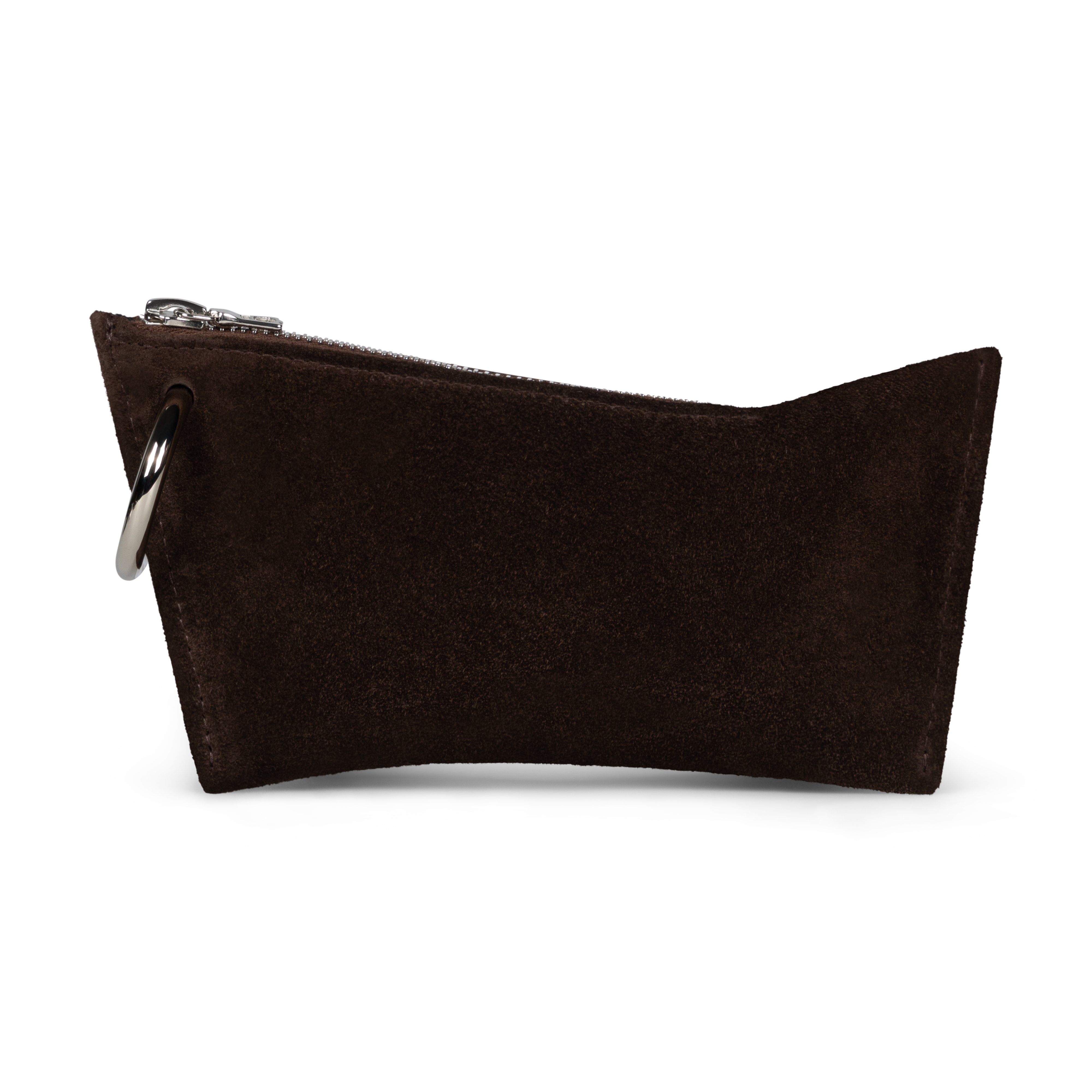 Sunglasses Pouch - brown suede