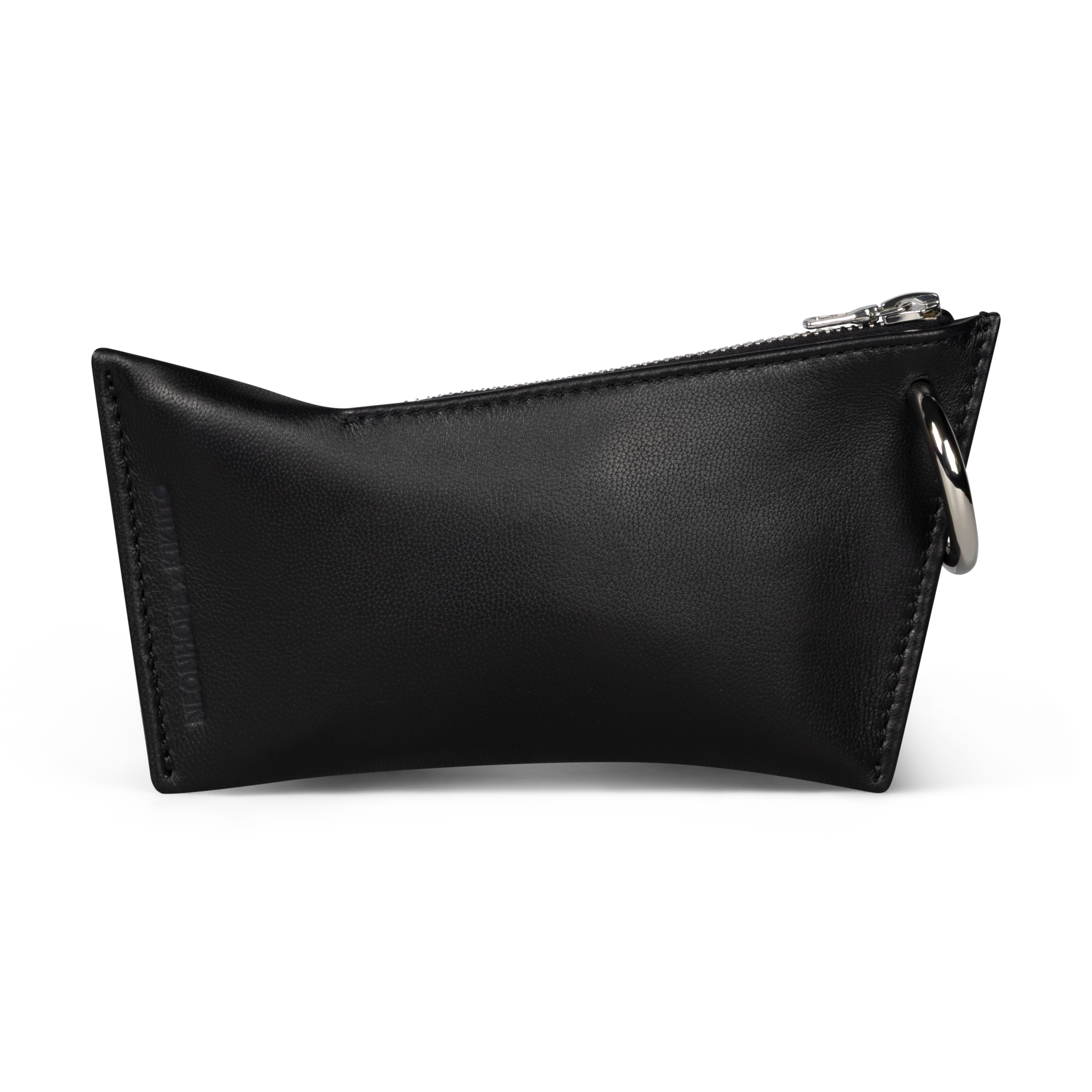 Sunglasses Pouch - black leather