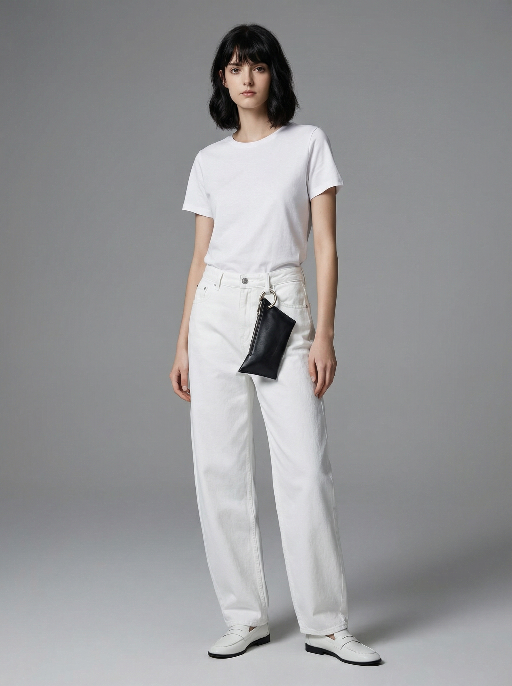 The Clip - black leather