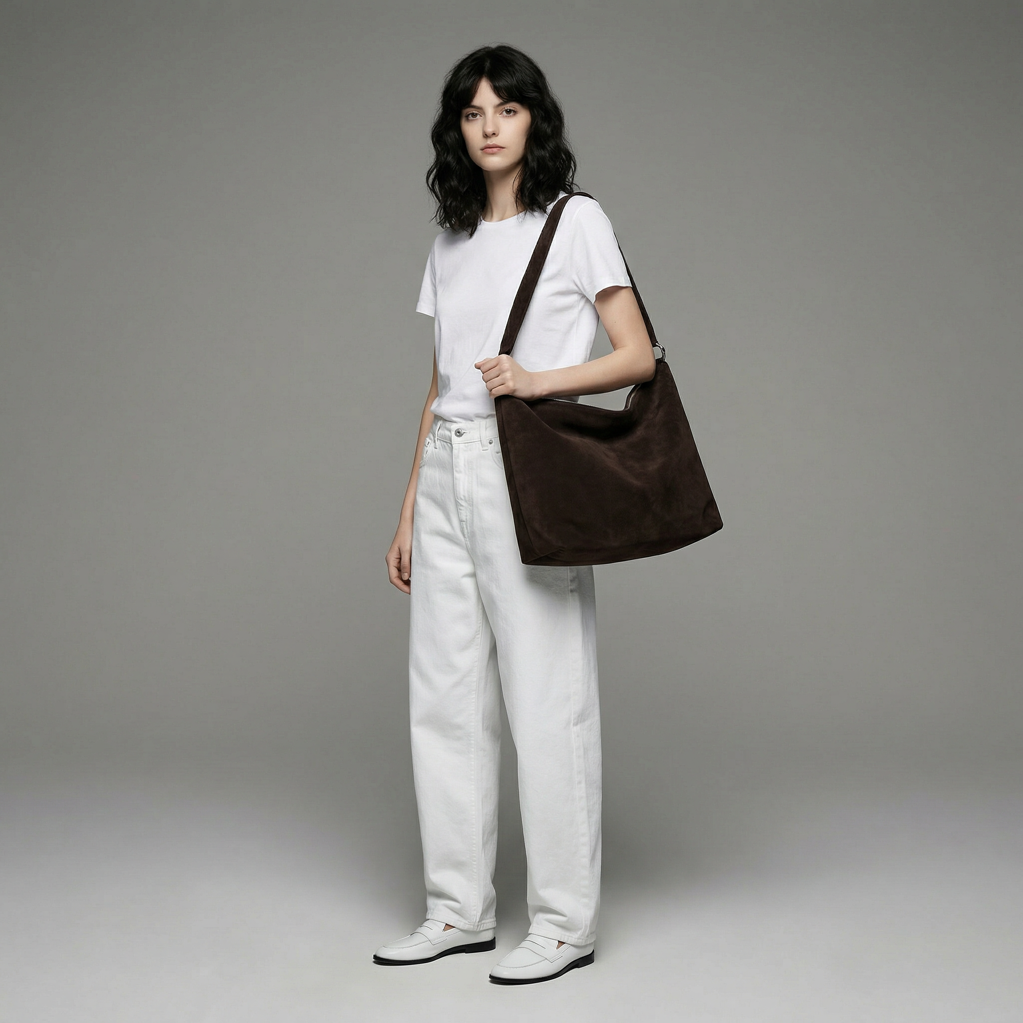 The Jumbo - brown suede