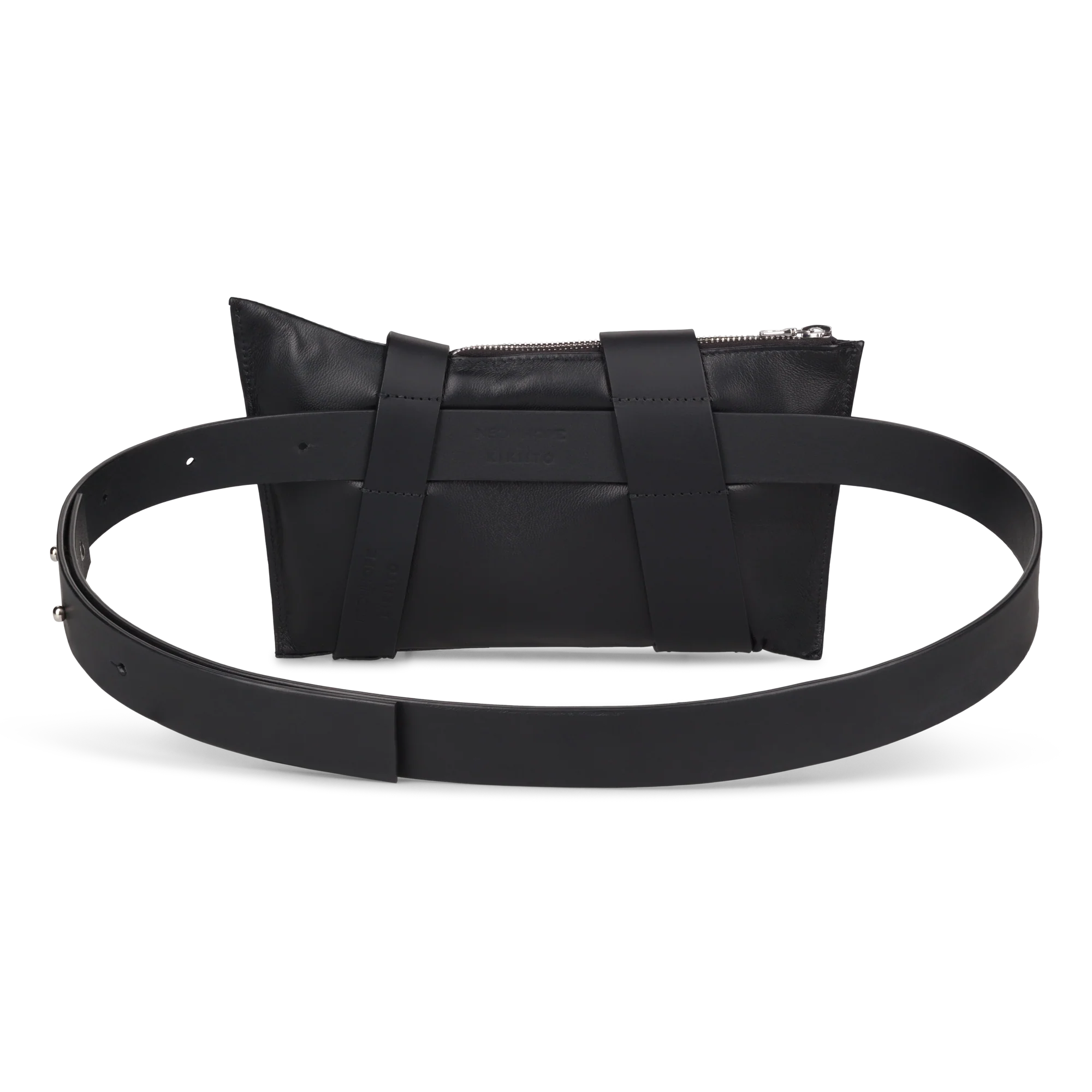 Belt bag - black leather