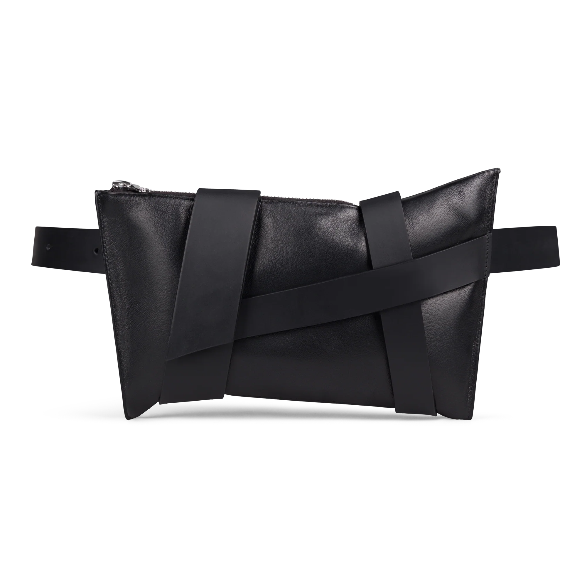 Belt bag - black leather