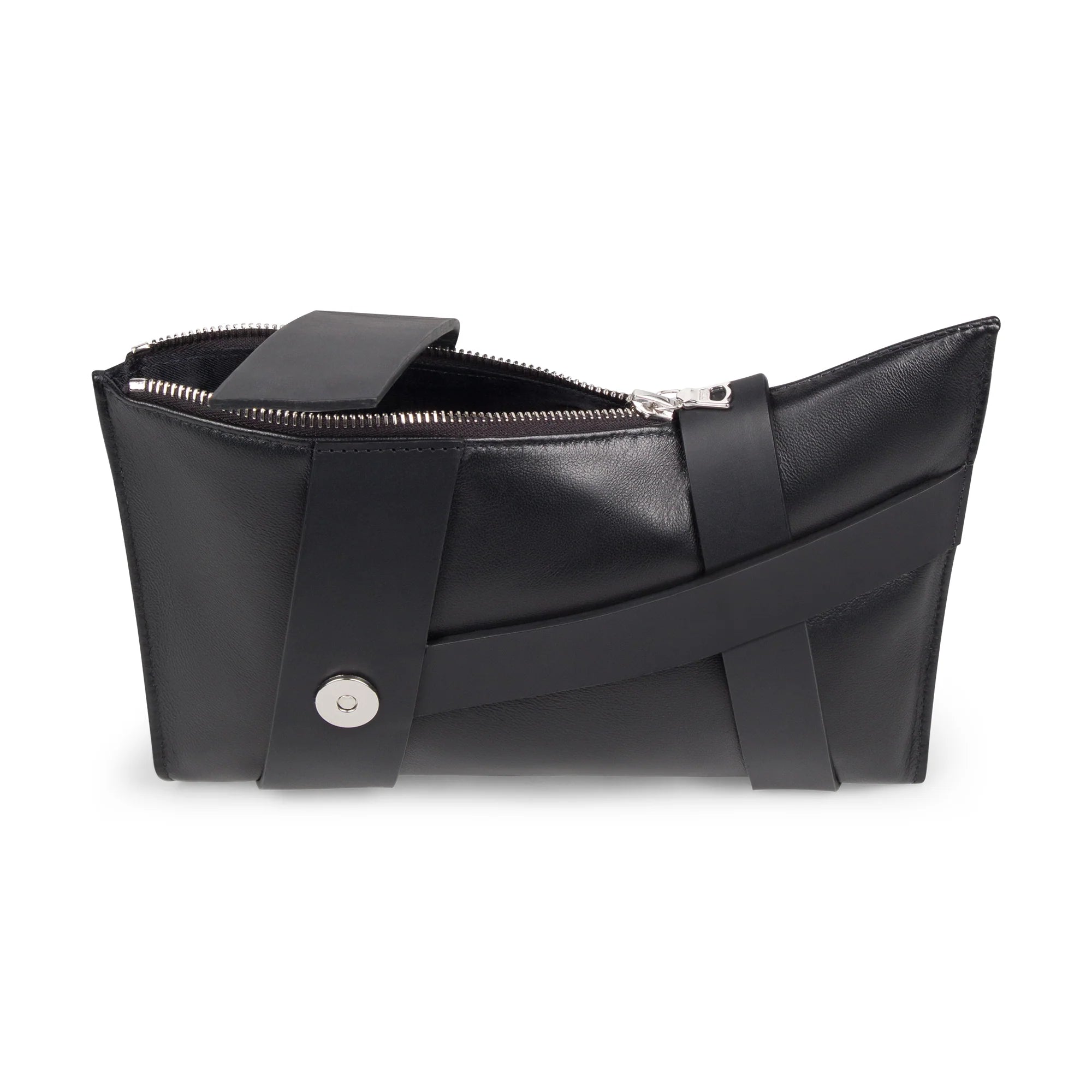 Belt bag - black leather